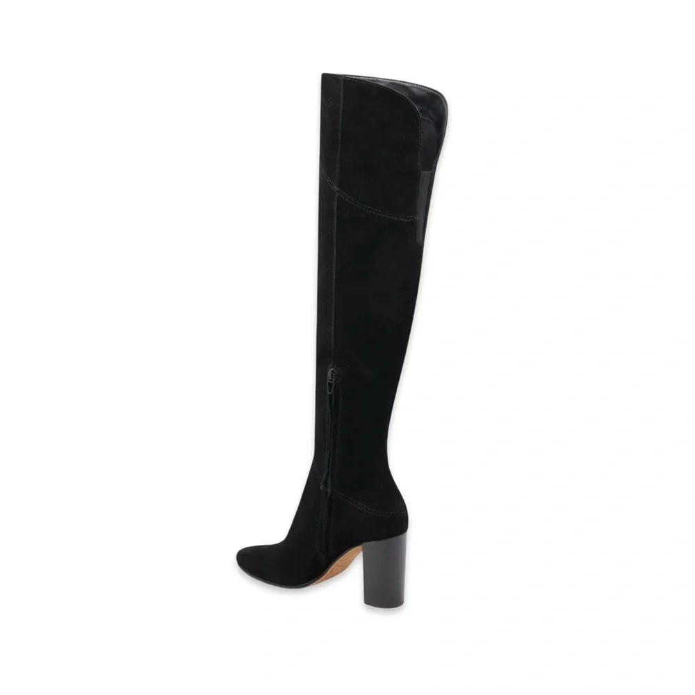 Sury Dolce Vita Wide-Calf Black Knee-High Boots